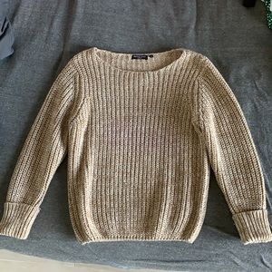 Chunky knit sweater 🤎